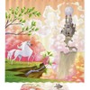 Castle Anime Unicorn Shower Curtain - A Whimsical Addition to Your Bathroom 