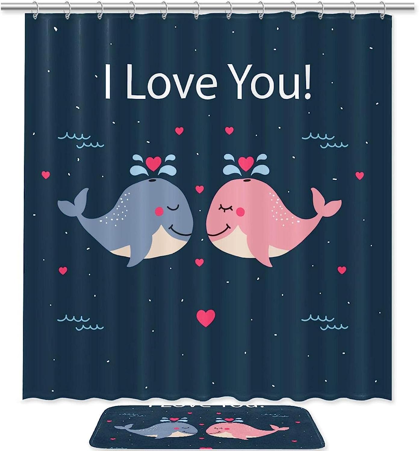 Cat Beach Summer Shower Curtain - Fun Bathroom Decor For Cat Lovers