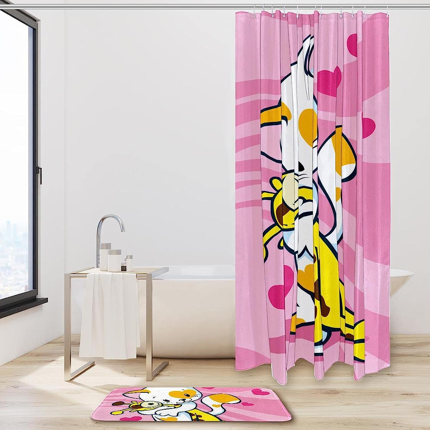 Cat Mermaid Sea Vintage Shower Curtain - Quirky And Playful Bathroom Decor - Image 2