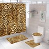 Catch The Eye With This Leopard Print Bathroom Shower Curtain