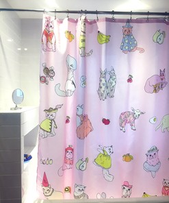 Cats in Clothes Lovely Prints Shower Curtain - Unique Shower Curtains