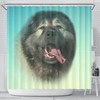Caucasian Shepherd Print Full Size Shower Curtain