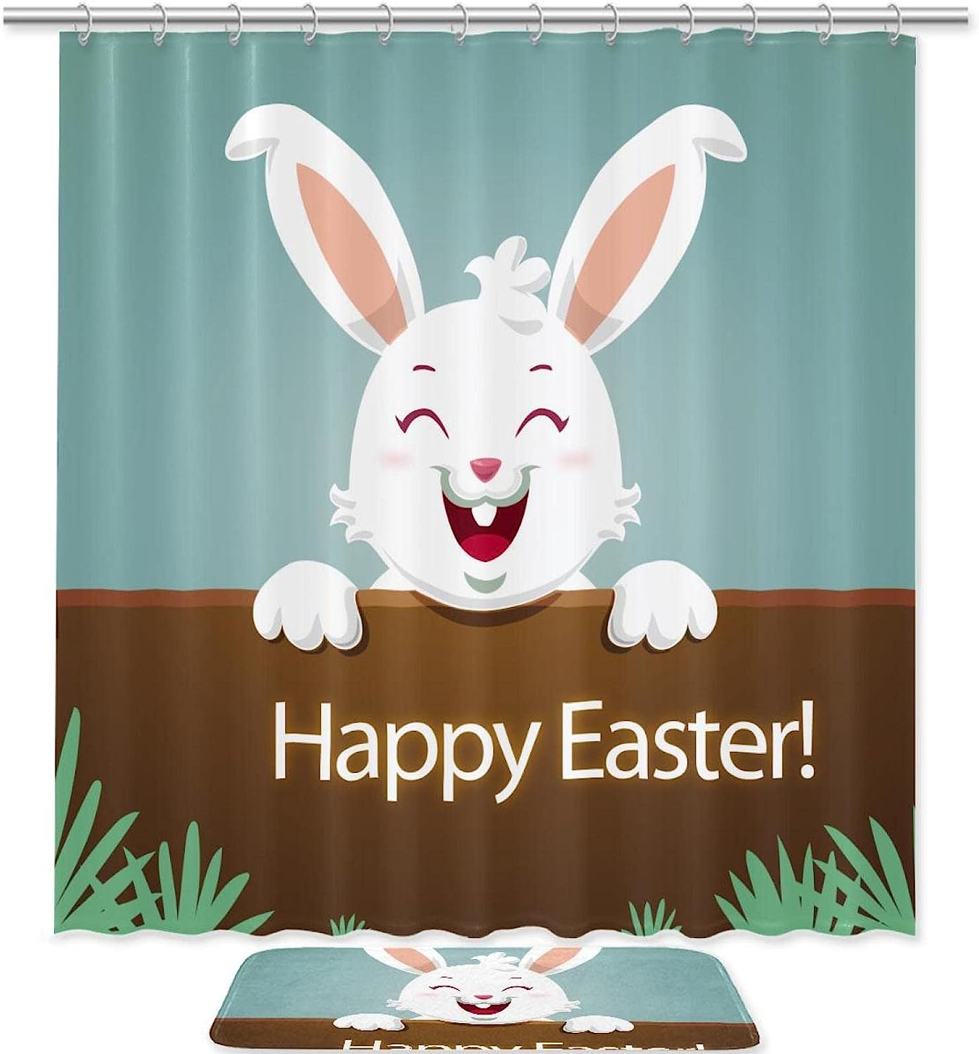 Celebrate Easter Day In Style With This Waterproof Shower Curtain Bathroom Curtain