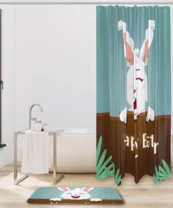 Celebrate Easter Day In Style With This Waterproof Shower Curtain Bathroom Curtain