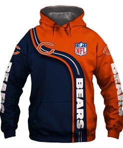 Celebrate Your Team With This Chicago Bears Hoodie - 3D Highway Letter Bears Gifts For Fans