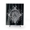 Celestial Moon Goddess Mandala Shower Curtain: Gothic and Mystical Bathroom Decor for Cosmo Lovers