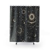 Celestial Phase Custom Shower Curtain With Sun, Moon, And Constellations,