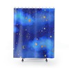 Celestial Star and Moon Shower Curtain for a Mysterious and Mesmerizing Bathroom