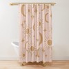 Celestial Sun Moon and Stars Shower Curtain for a Mystical Bathroom Decor