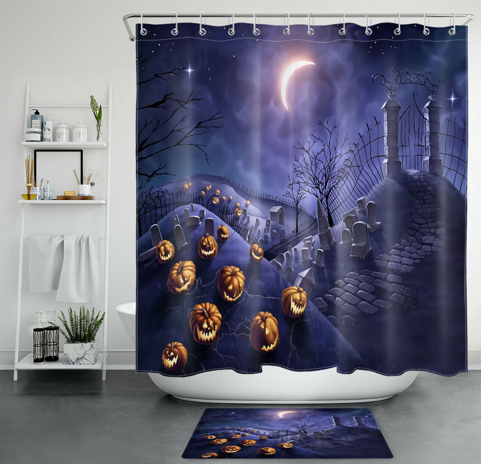 Central Asian Shepherd Print Full Size Shower Curtain