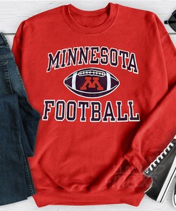 Champion Football University Graphic Shirt - Vintage Style Minnesota Gophers College Sportswear