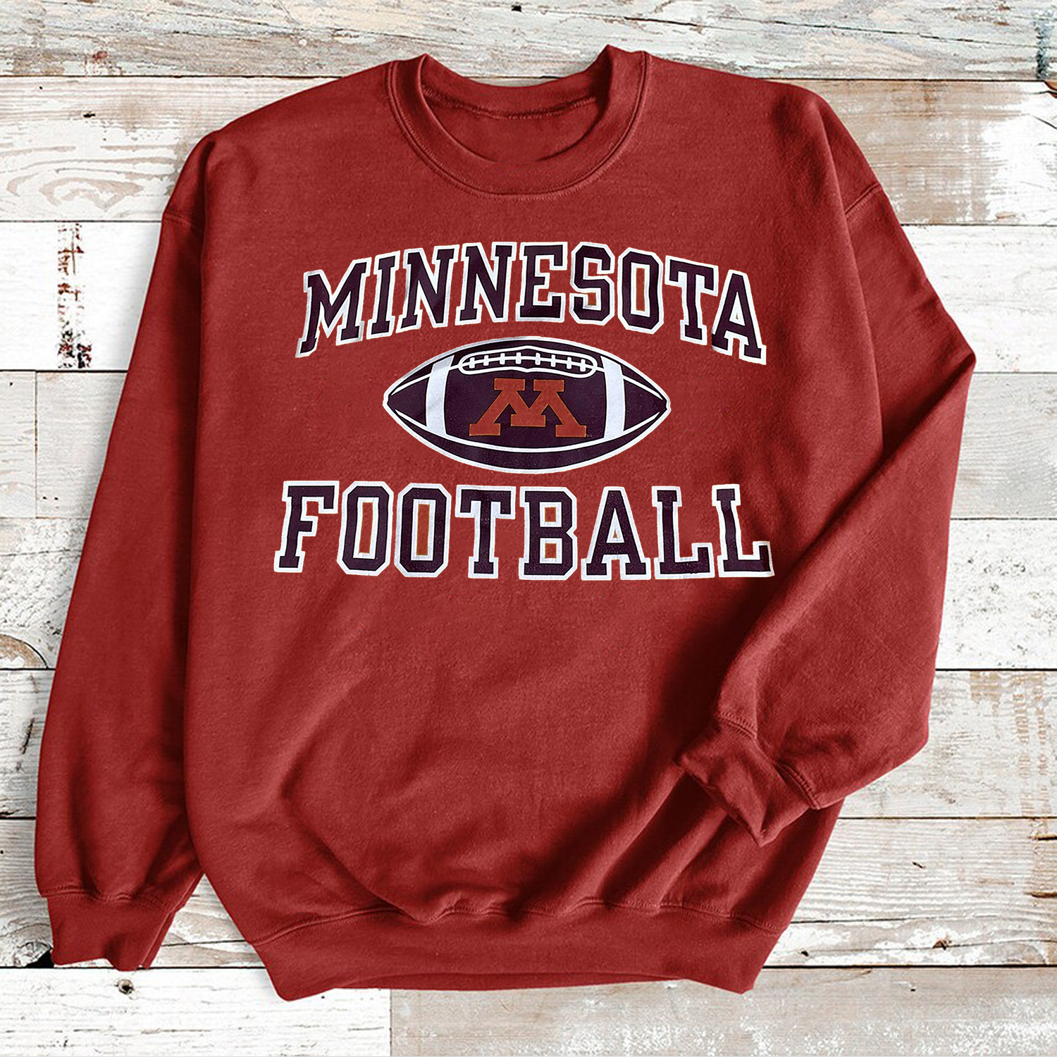 Champion Football University Graphic Shirt - Vintage Style Minnesota Gophers College Sportswear