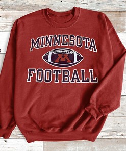 Champion Football University Graphic Shirt - Vintage Style Minnesota Gophers College Sportswear