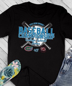 Championship Showdown 2023 - NCAA DI Baseball - Florida Gators vs South Carolina - Commemorative Shirt