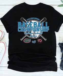 Championship Showdown 2023 - NCAA DI Baseball - Florida Gators vs South Carolina - Commemorative Shirt