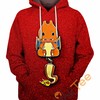 Charizard Hoodie - 3D All Over Print Zip-Up Option 