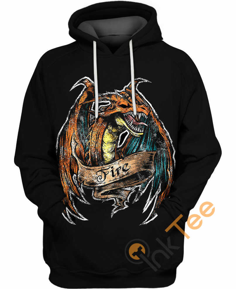 Charizard Sport All Over Print Hoodie - 3D Design For Fans
