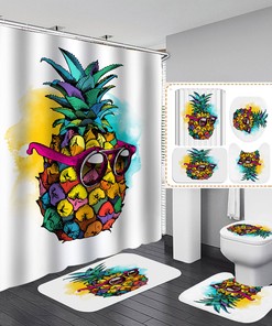 Charming Cartoon Funny Dinosaur Shower Curtain As Children Bathroom Accessory