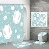 Charming Cartoon Mermaid Bubble Shower Curtain, Perfect For Kids And Teens