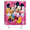 Charming Cartoon Mushroom House Flower Waterproof Shower Curtain Ideal For Bathroom Decor