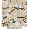 Charming Cranes And Magnolia Print Shower Curtain For Bathroom Decor