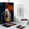Charming Mermaid Art Print Fabric Shower Curtain for Bathroom Dcor