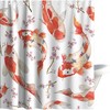 Charming River Fish Koi Fish Shower Curtain for Kids Bathroom Theme, Japanese Style Decors