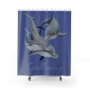 Charming Waterproof Dolphin Shower Curtain - Perfect For Any Bathroom Decor