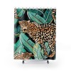Cheetah Bathroom Curtain, Stylish Decoration For Your Bathroom