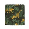 Cheetah Bathroom Decor Shower Curtain, Animal Print Design