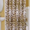 Cheetah Leopard Print Bathroom Fabric Shower Curtain
