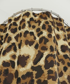 Cheetah Print Leopard Shower Curtain, Fierce Bathroom Decor