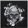 Chef Skull Personalized Fabric Shower Curtain, Soft and Lightweight Bathroom Decor
