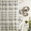 Chic And Minimalist Boho Shower Curtain For Bathroom Decor