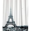 Chic Eiffel Tower Shower Curtain - Parisian Inspiration for Your Bathroom - Waterproof Fabric Curtain