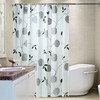 Chic Floral Curtain of 220CM/240CM Drop for Wet Rooms - Luxury Shower Curtains