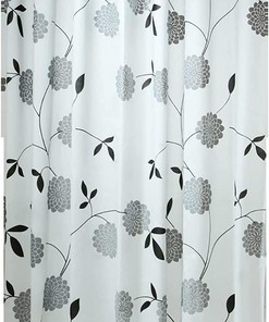 Chic Floral Curtain of 220CM/240CM Drop for Wet Rooms - Luxury Shower Curtains
