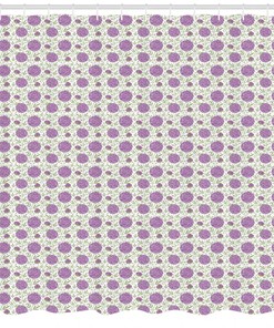 Chic Geometric Pattern Shower Curtain For Modern Bathroom Decor