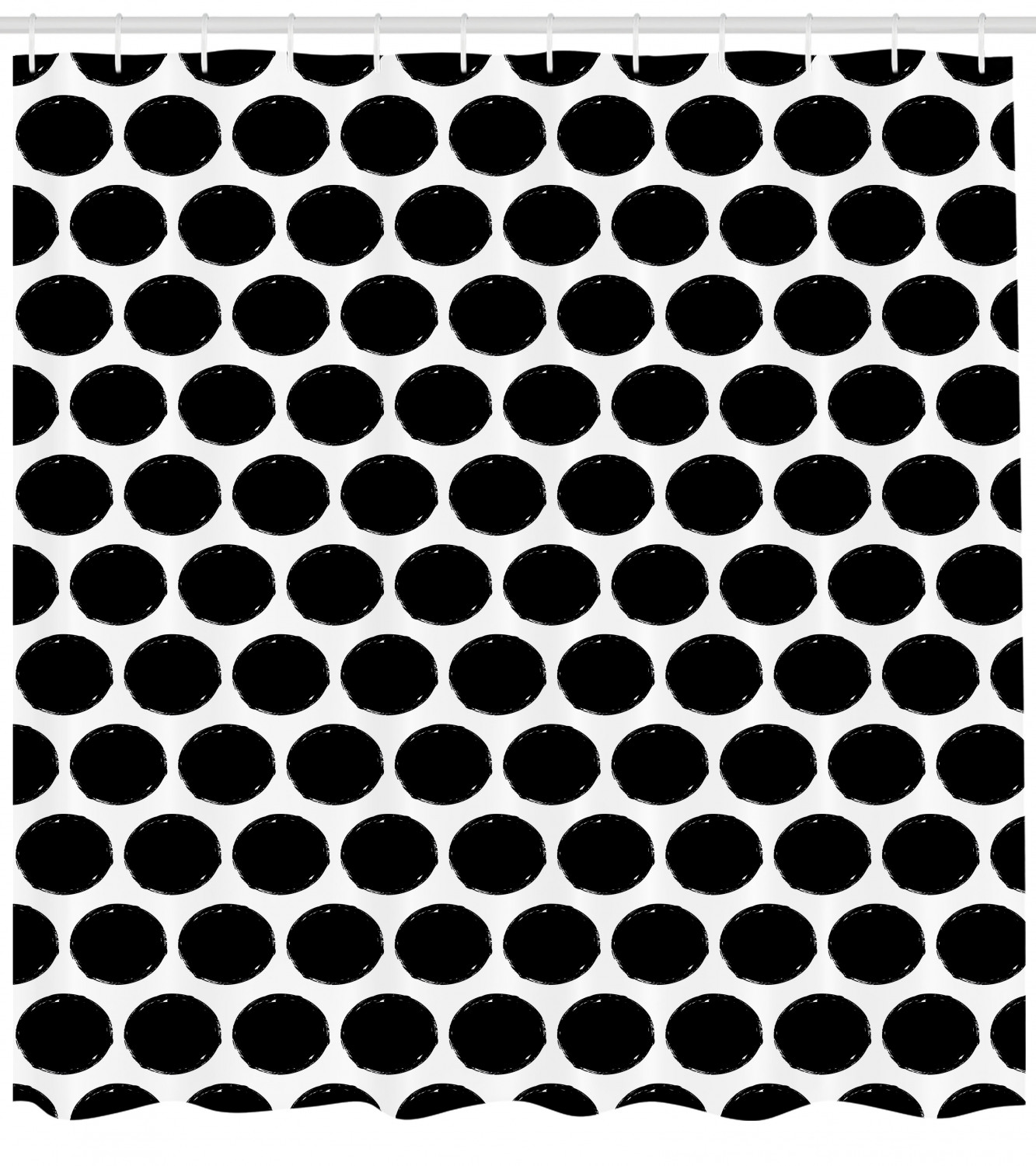 Chic Geometric Pattern Shower Curtain For Modern Bathroom Decor - Image 4