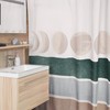 Chic Neutral Color Boho Moon Shower Curtain To Update Bathroom Decor