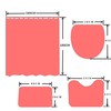 Chic Rose Butterflies Perfume Shower Curtain with Highly Durable and Waterproof Fabric Material for Your Bathroom Decor