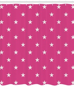 Chic Star Shower Curtain for Modern Bathroom Design