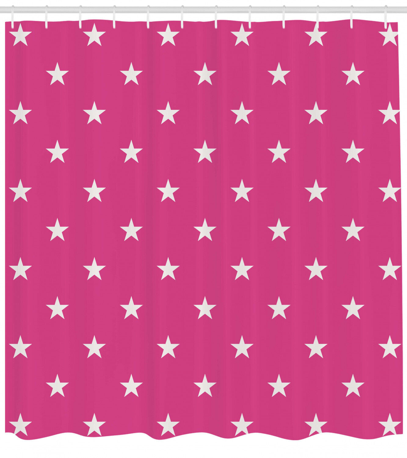 Chic Star Shower Curtain for Modern Bathroom Design