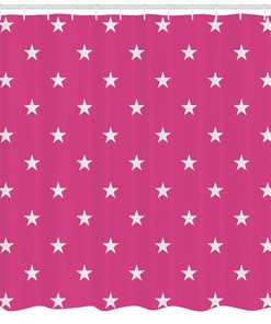 Chic Star Shower Curtain for Modern Bathroom Design