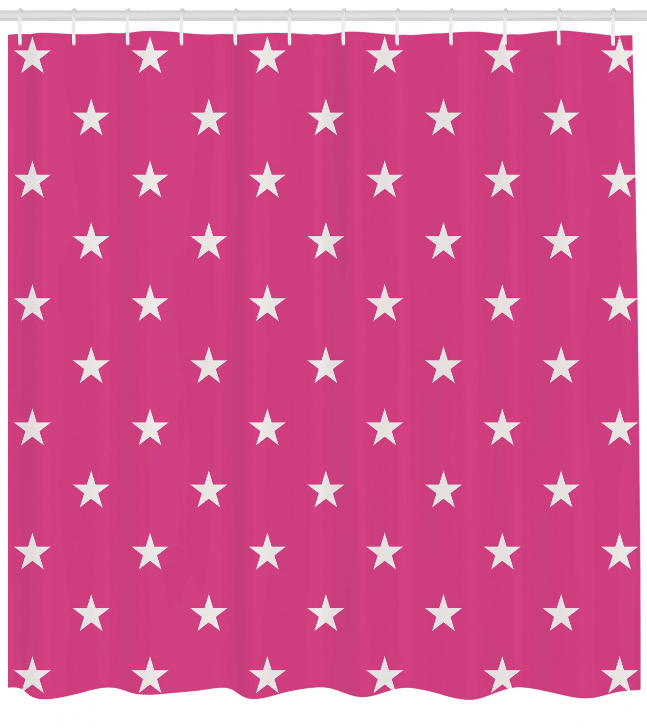 Chic Star Shower Curtain for Modern Bathroom Design