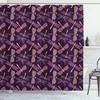 Chic Vintage Animal Print Dragonfly Shower Curtain For Kids' Bathroom
