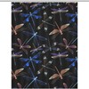 Chic Watercolor Dragonflies Pattern Bath and Shower Curtain with Waterproof Materials