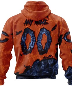 Chicago Bears Hoodie With 3D Devil Eyes - Perfect Gift For Fans