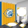 Chicago Bears Shower Curtain, Football Bathroom Decoration