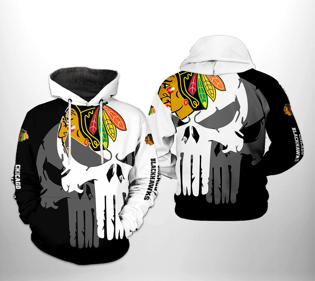 Chicago Blackhawks 3D All Over Print Zip-Up Hoodie - Perfect For Fans